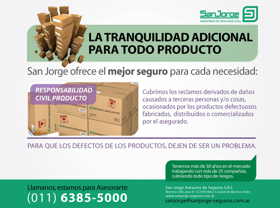 Responsabilidad civil producto